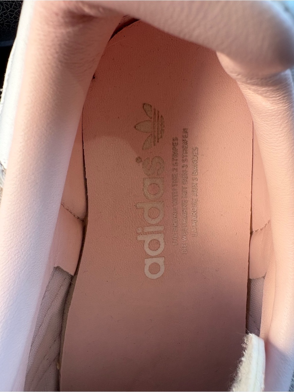adidas Pink and White Women's Sneakers - Picture 6 of 7